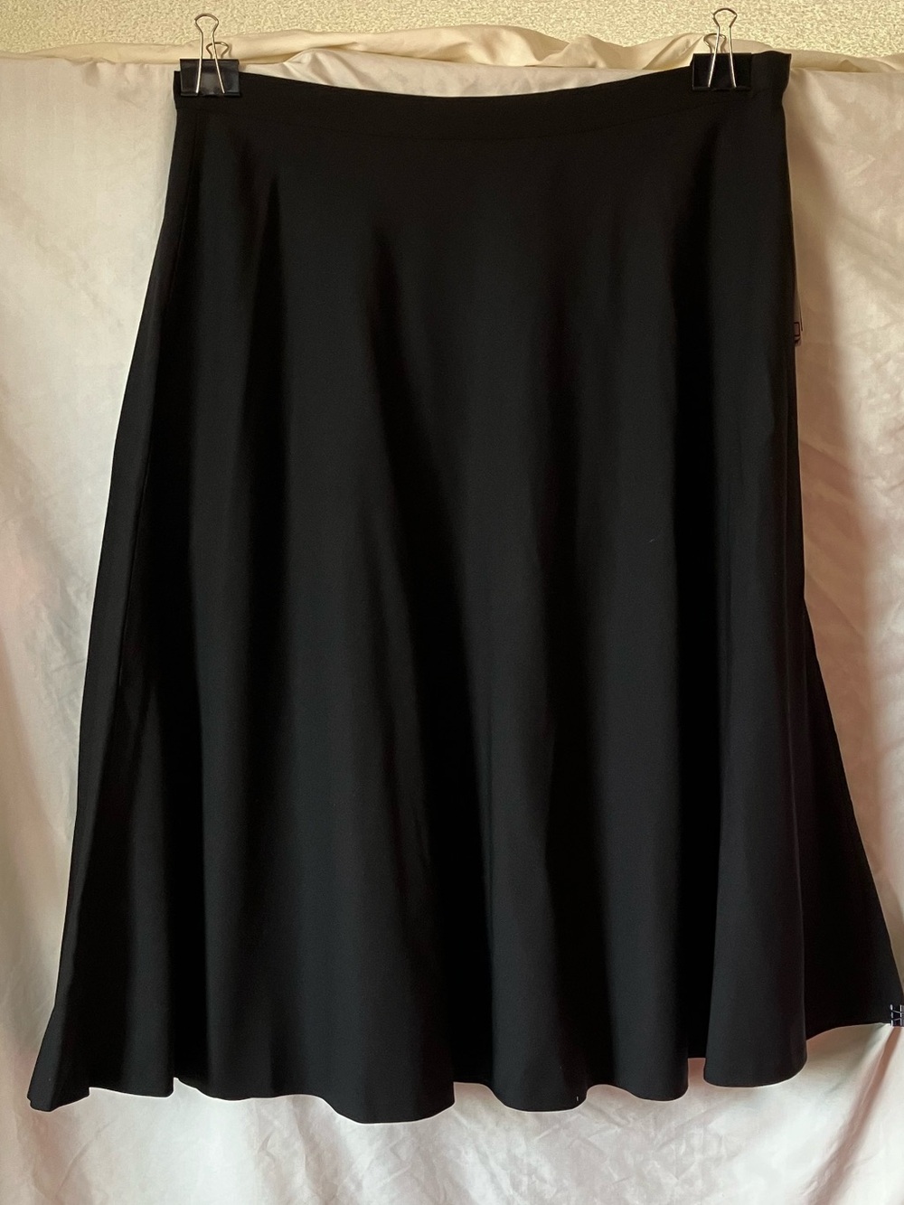 Lauren Ralph Lauren Black Wool Blend A-Line Skirt – Size 20W